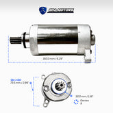 Marcha Motor De Arranque Motocicleta Yamaha Ybr-125